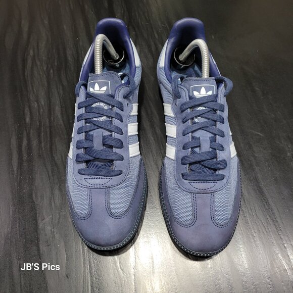 Adidas Samba Originals Men's Size 9.5 OG Preloved Ink Halo Blue Indigo ID1454 - Picture 10 of 14